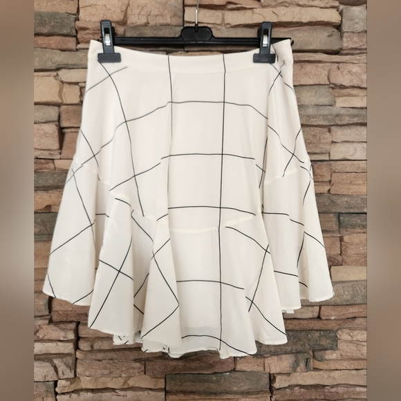 Club Monaco Windowpane Print (SILK) - Picture 3 of 7